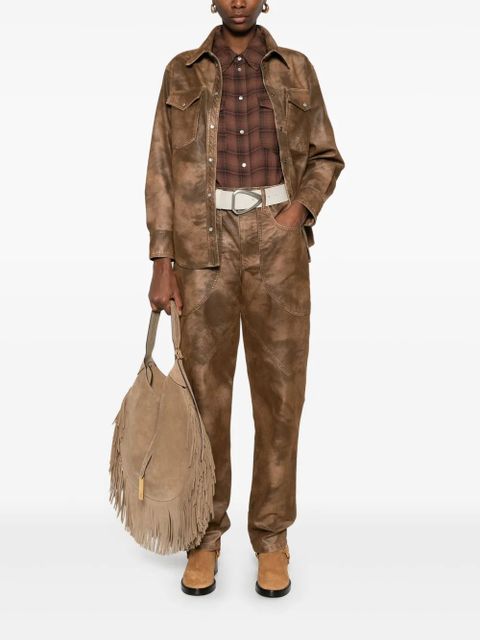 MARANT ÉTOILE Karima shirt - Brown - zdjęcie produktu nr 2