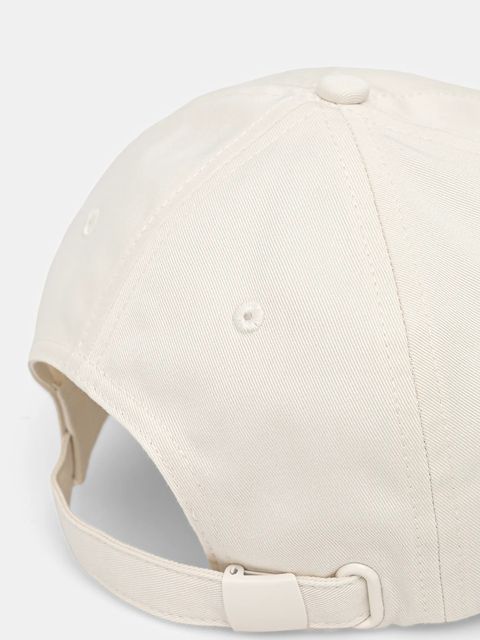 Tommy Jeans czapka z daszkiem bawełniana kolor beżowy z aplikacją AW0AW16991