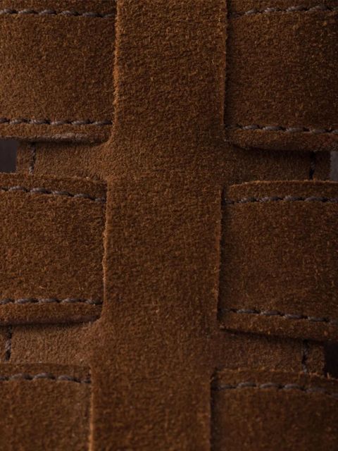 Prada 50mm buckle-strap platform sandals - Brown