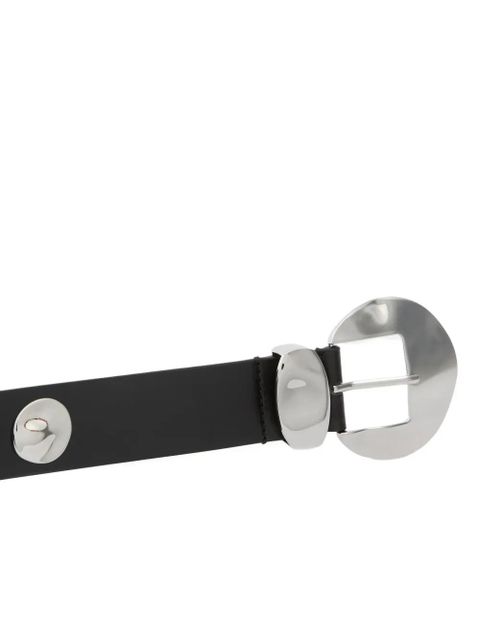 PINKO metallic-buckle studded belt - Black