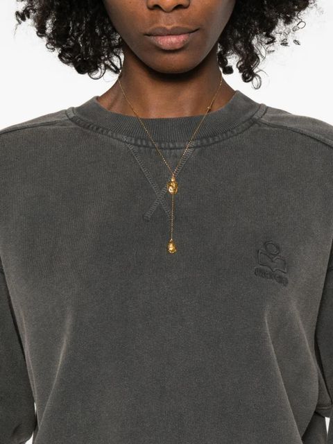 MARANT ÉTOILE Sunny logo-embroidered sweatshirt - Grey