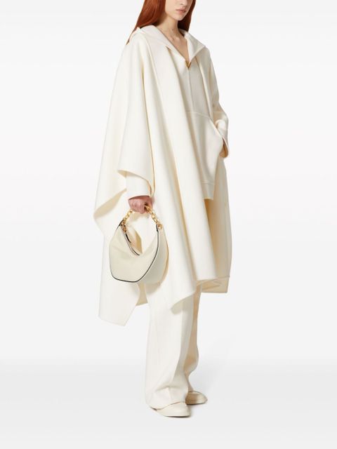 Valentino Garavani small VLogo Moon Hobo bag - Neutrals