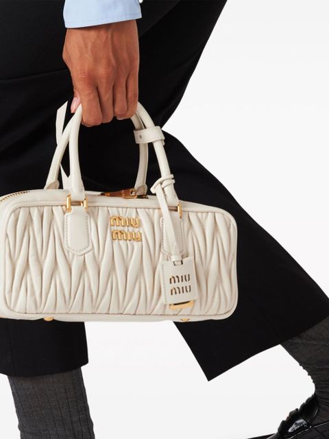 Miu Miu Grain de poudre cropped trousers - Black