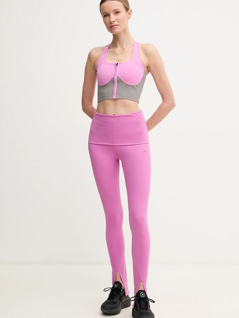 adidas by Stella McCartney top Two-Tone kolor fioletowy JP3172 - zdjęcie produktu nr 2