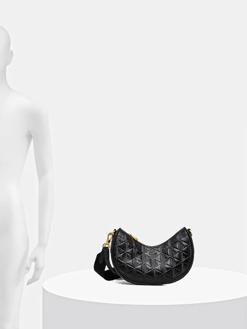 Lacoste torebka skórzana kolor czarny NF4710MH