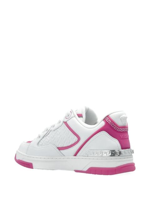 Versace leather sneakers - White