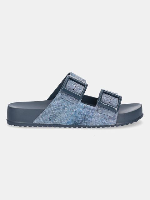 Melissa klapki COZY M LOVER SLIDE DENIM damskie kolor niebieski M 36146