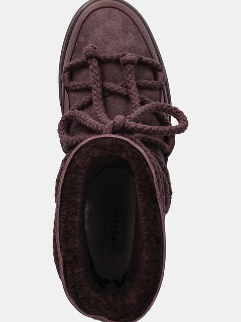 Inuikii śniegowce nubukowe Classic kolor bordowy 1001.003.0122.518