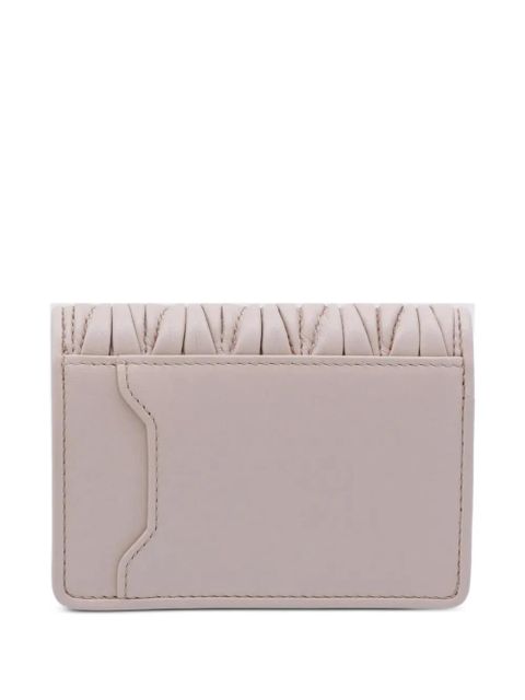 Miu Miu Matelassé leather wallet - Neutrals - zdjęcie produktu nr 2