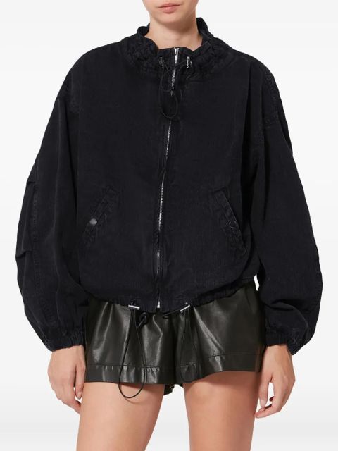 MARANT ÉTOILE Plume cotton jacket - Black - zdjęcie produktu nr 2