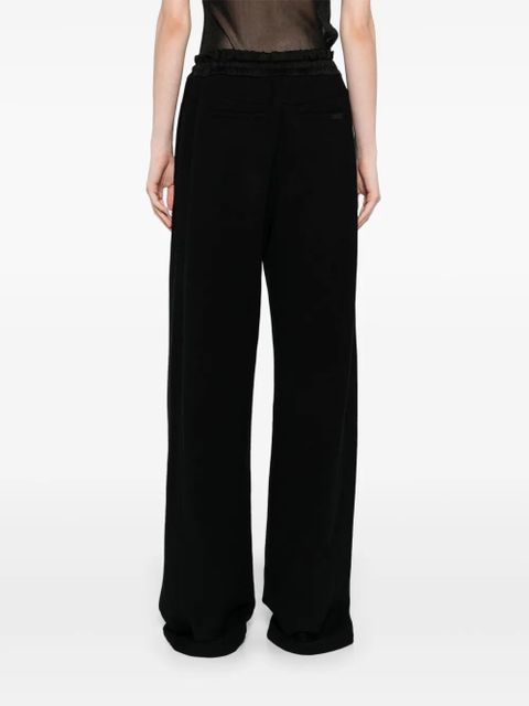 Saint Laurent Jambes larges molleton pants - Black