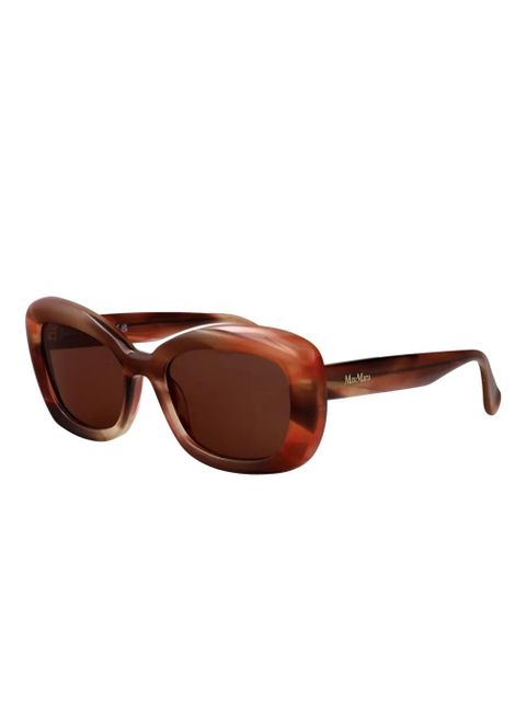 Max Mara Eyewear Elizabeth1 oval-frame sunglasses - Brown