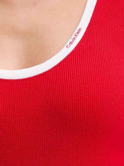 Calvin Klein Jeans sweter damski kolor czerwony LV044D360G