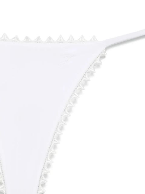 Jacquemus tie-side bikini bottoms - White