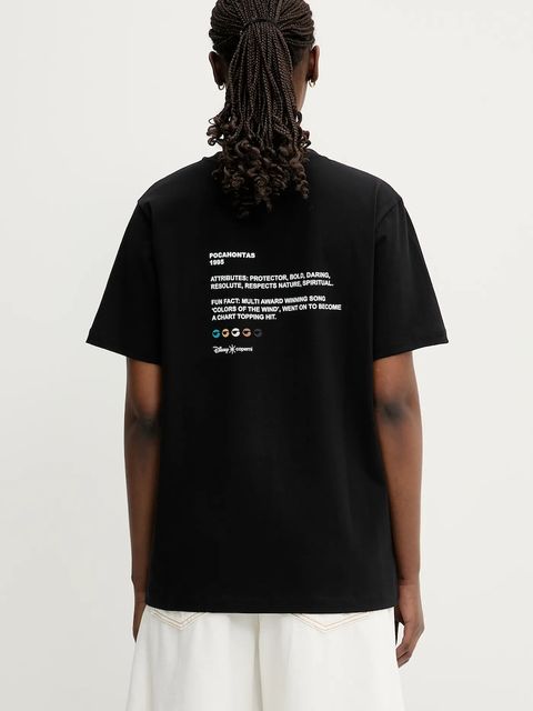 Coperni x Disney t-shirt bawełniany Pocahontas damski kolor czarny DJS03F5036POC - zdjęcie produktu nr 1