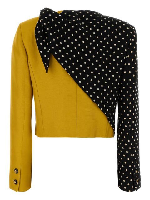 Valentino Garavani polka dot-pattern jacket - Yellow - zdjęcie produktu nr 2