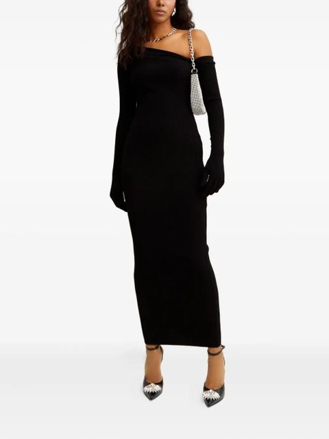 Jean Paul Gaultier ribbed-knit maxi dress - Black - zdjęcie produktu nr 1