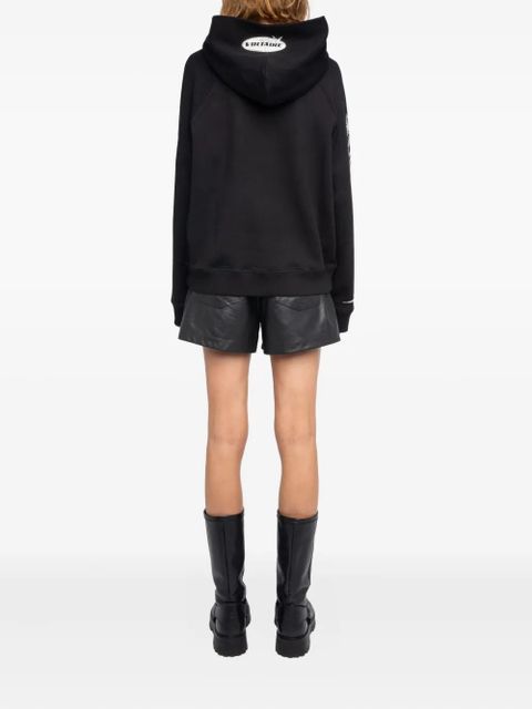 Zadig&Voltaire strass georgys mo multicross hoodie - Black