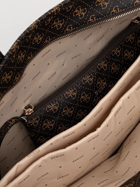 Guess torebka POWER PLAY kolor brązowy HWQG71 24240