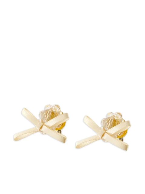 Simone Rocha bow earrings - Yellow - zdjęcie produktu nr 2