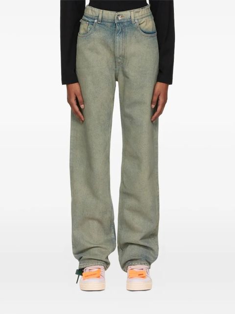 Off-White high-waisted jeans - Blue - zdjęcie produktu nr 1