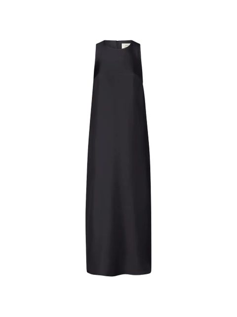LouLou de Saison Paloma twisted silk midi dress - Black - zdjęcie produktu nr 1