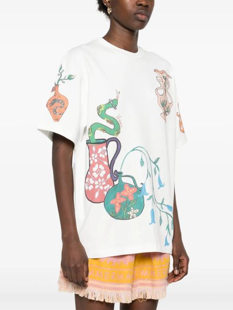 ALEMAIS Rose T-shirt - Neutrals