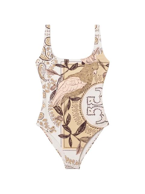 Tory Burch printed swimsuit - Neutrals - zdjęcie produktu nr 1