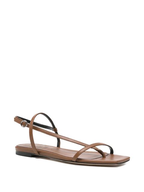 Aeyde square-toe slingback sandals - Brown - zdjęcie produktu nr 2