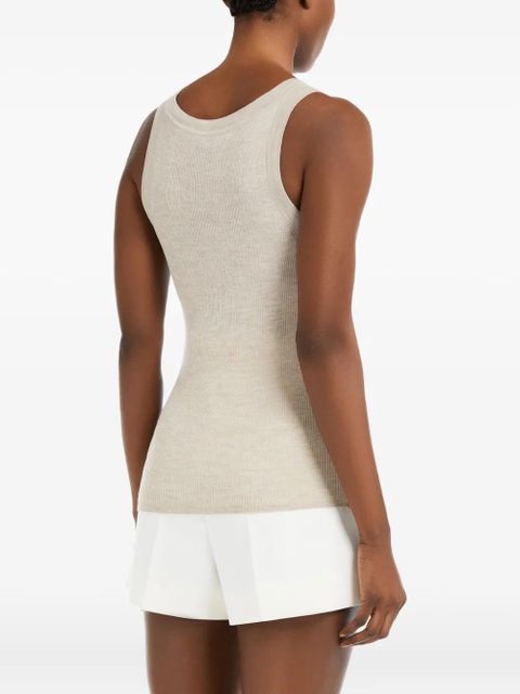 Max Mara Eliadi ribbed top - Neutrals