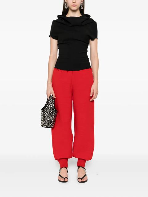 Jil Sander elasticated track pants - Red - zdjęcie produktu nr 2