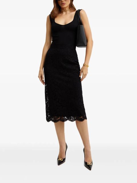 Dolce & Gabbana lace midi skirt - Black - zdjęcie produktu nr 2