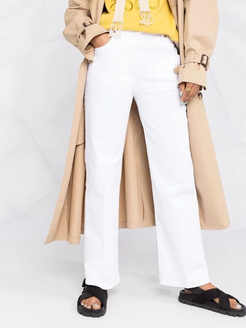 Valentino Garavani VGOLD flared jeans - White