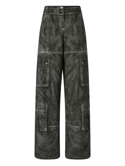 PINKO distresses straight trousers - Black - zdjęcie produktu nr 1