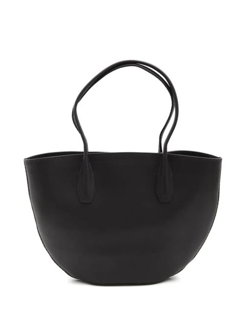 The Row Alger leather tote bag - Black - zdjęcie produktu nr 2