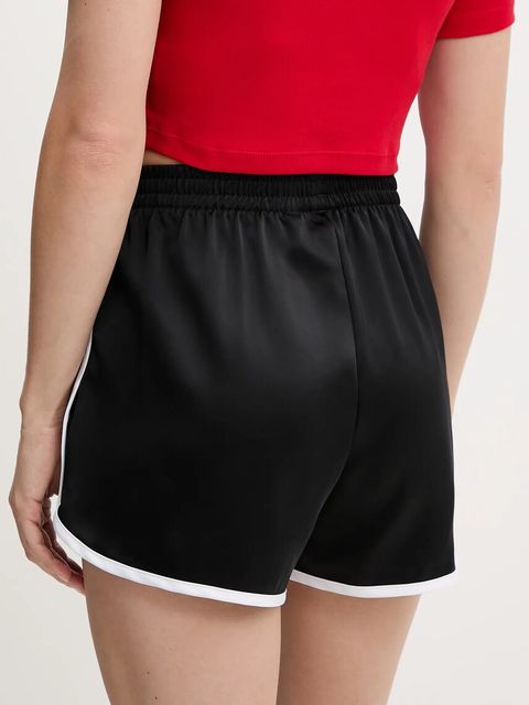 adidas Originals szorty 3S SPRINTER damskie kolor czarny z aplikacją high waist JD3119 - zdjęcie produktu nr 2