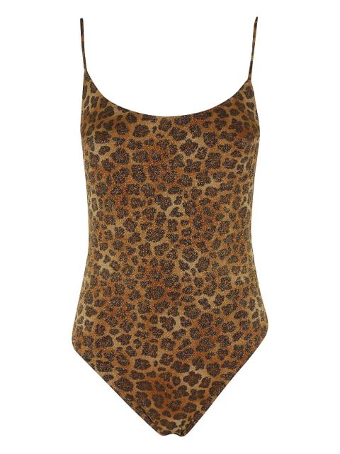 MC2 Saint Barth leopard-print swimsuit - Brown - zdjęcie produktu nr 1