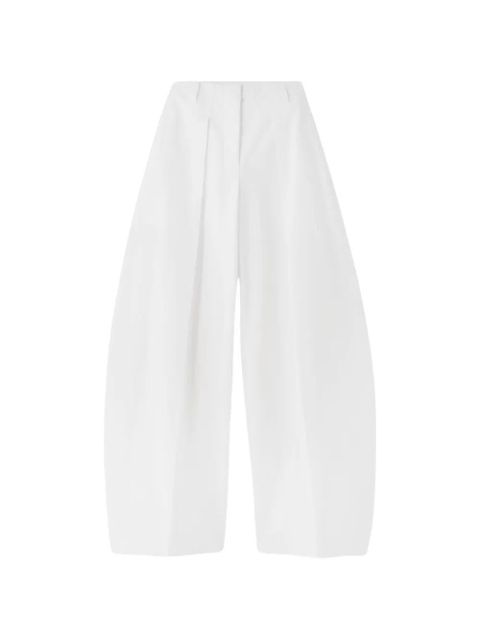 Jacquemus Le Pantalon Ovalo pleated trousers - White - zdjęcie produktu nr 1