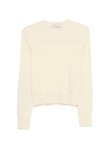 Blumarine crew-neck sweater - Neutrals - zdjęcie produktu nr 1