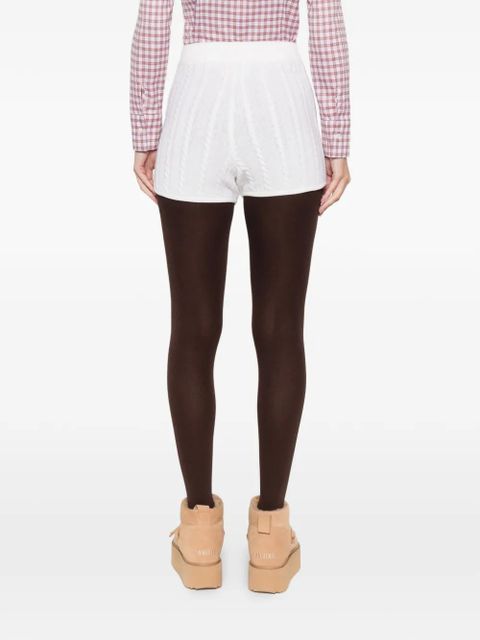 MC2 Saint Barth Azure cable-knit shorts - Neutrals