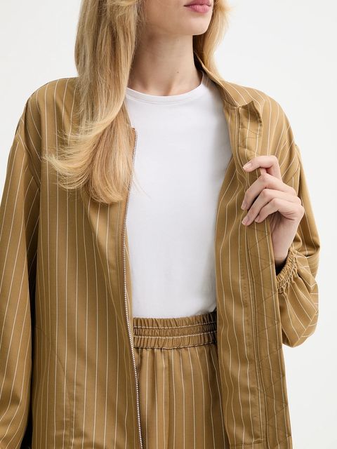 MAX&Co. kurtka kolor beżowy przejściowa 2526046091200