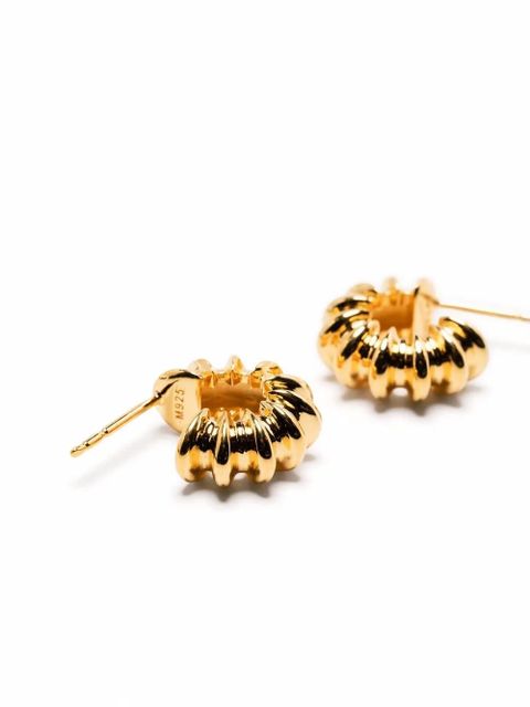 Missoma small rigged claw hoop earrings - Gold