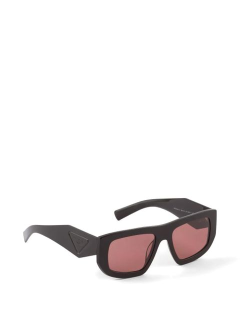 Prada Eyewear sunglasses with triangle logo - Brown - zdjęcie produktu nr 2