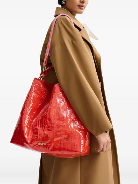 Essentiel Antwerp Jistalo logo-detail shoulder bag - Red - zdjęcie produktu nr 2