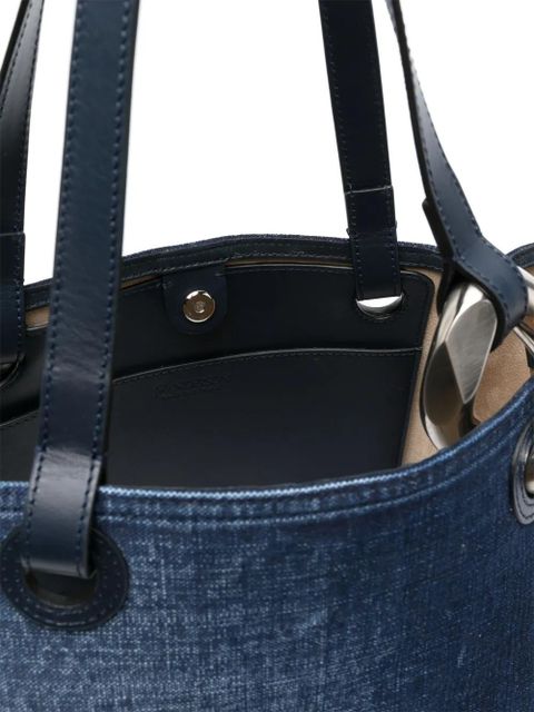 JW Anderson denim tote bag - Blue - zdjęcie produktu nr 2