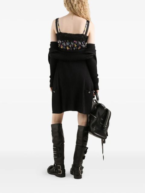 Dolce & Gabbana button ribbed cardigan - Black - zdjęcie produktu nr 2