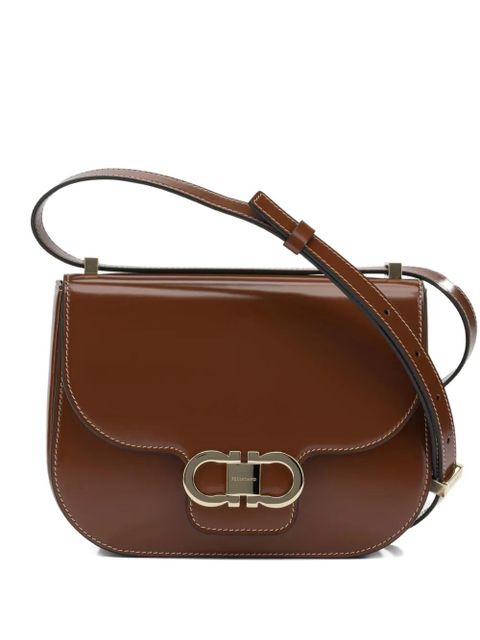 Ferragamo Double Gancini shoulder bag - Brown - zdjęcie produktu nr 1