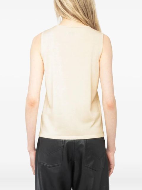 Zadig&Voltaire Sayani top - Neutrals