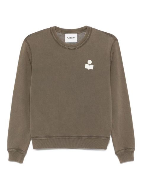 MARANT ÉTOILE Mike logo-detail sweatshirt - Green - zdjęcie produktu nr 1