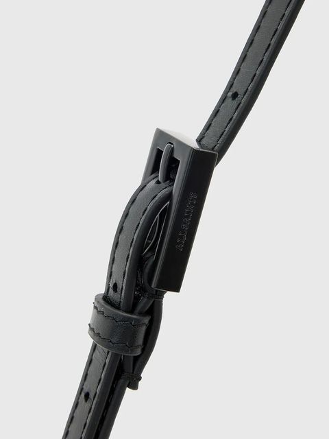 AllSaints torebka skórzana MAEVE kolor złoty W275XD